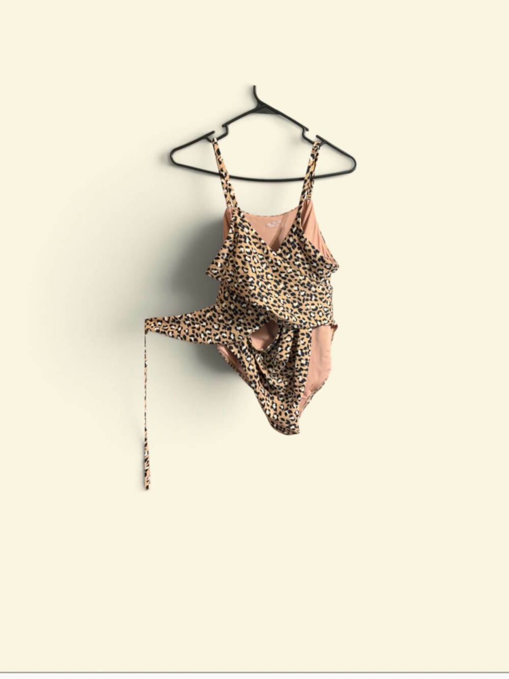 Leopard Print One-Piece Swimsuit